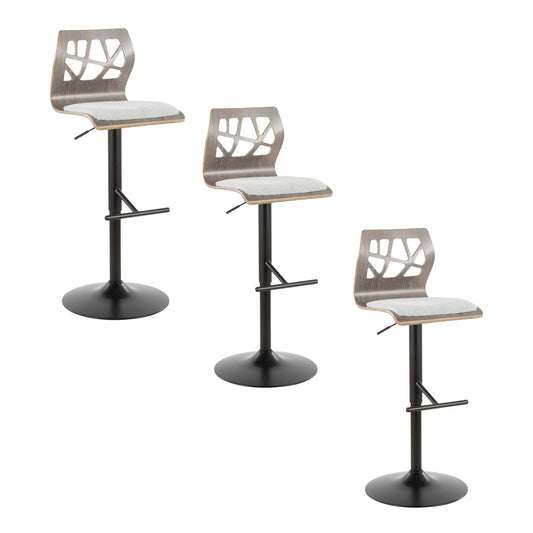 Majestic Office Furniture Adjustable Barstool - Set Of 3