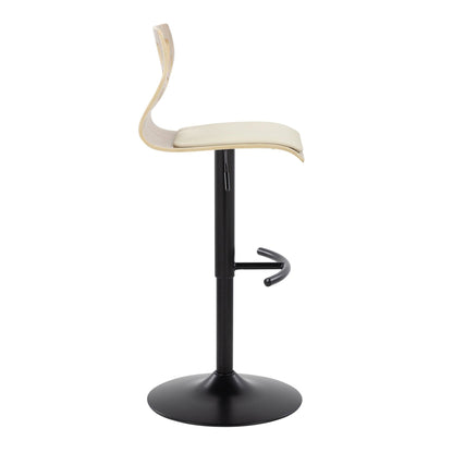 Majestic Office Furniture Adjustable Barstool - Set of 2