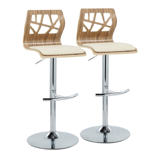Majestic Office Furniture Adjustable Barstool - Set of 2