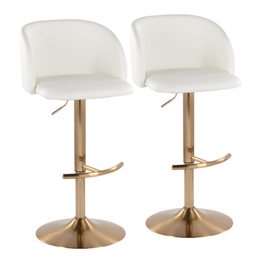 Majestic Office Furniture Adjustable Barstool - Set of 2