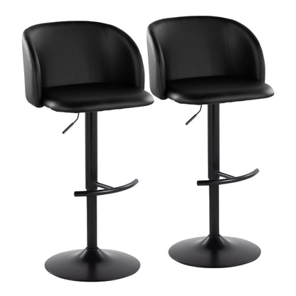 Majestic Office Furniture Adjustable Barstool - Set of 2