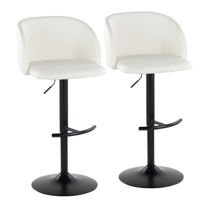 Majestic Office Furniture Adjustable Barstool - Set of 2