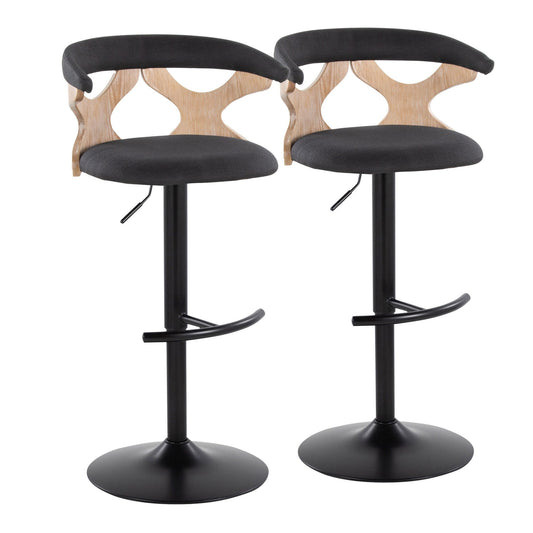 Majestic Office Furniture Adjustable Barstool - Set of 2