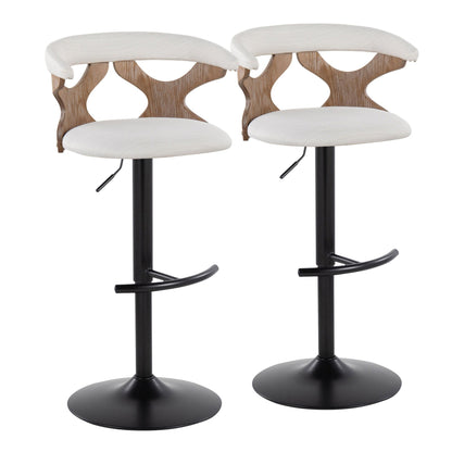 Majestic Office Furniture Adjustable Barstool - Set of 2