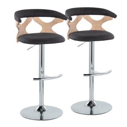 Majestic Office Furniture Adjustable Barstool - Set of 2