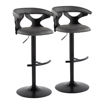 Majestic Office Furniture Adjustable Barstool - Set of 2