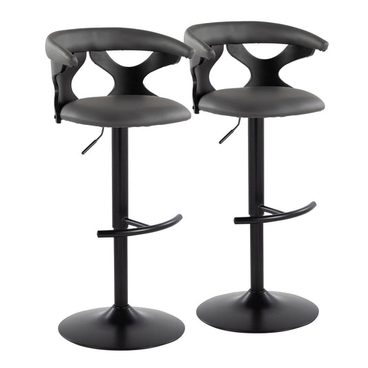 Majestic Office Furniture Adjustable Barstool - Set of 2