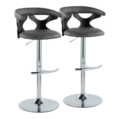 Majestic Office Furniture Adjustable Barstool - Set of 2