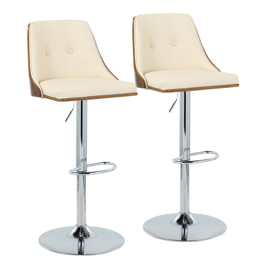 Majestic Office Furniture Adjustable Barstool - Set of 2