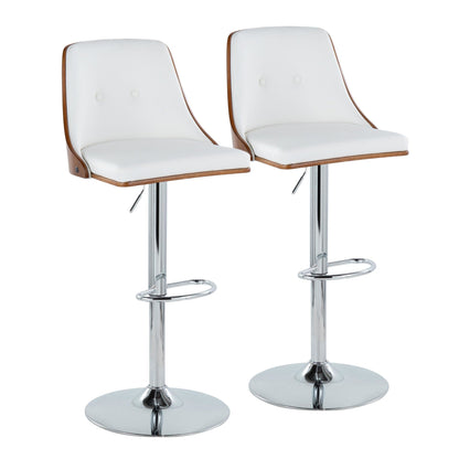 Majestic Office Furniture Adjustable Barstool - Set of 2