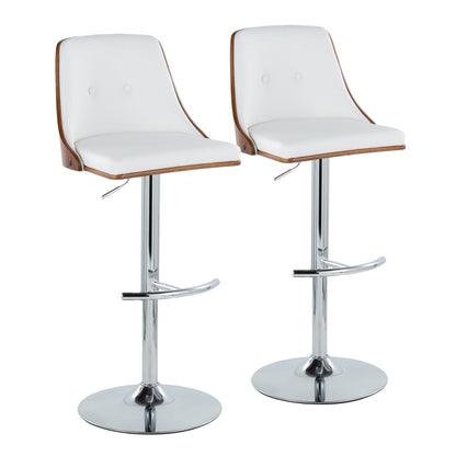 Majestic Office Furniture Adjustable Barstool - Set of 2