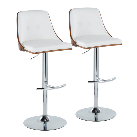 Majestic Office Furniture Adjustable Barstool - Set of 2