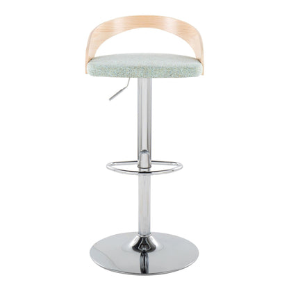 Majestic Office Furniture Adjustable Barstool - Set of 2