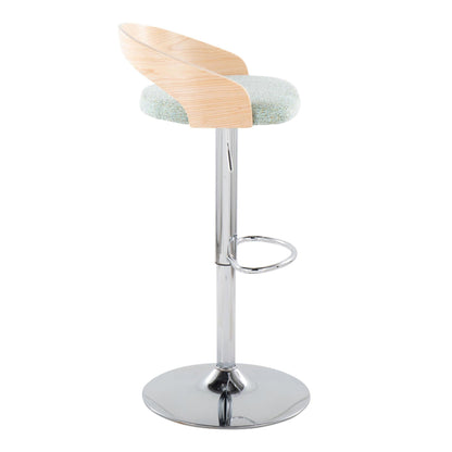 Majestic Office Furniture Adjustable Barstool - Set of 2