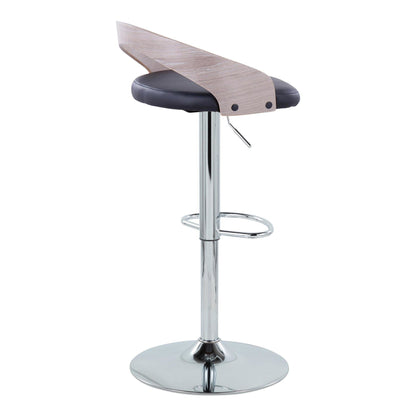 Majestic Office Furniture Adjustable Barstool - Set of 2
