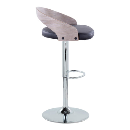 Majestic Office Furniture Adjustable Barstool - Set of 2