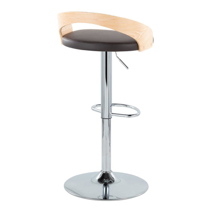 Majestic Office Furniture Adjustable Barstool - Set of 2