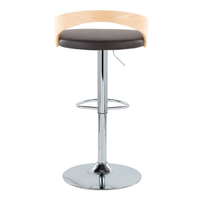 Majestic Office Furniture Adjustable Barstool - Set of 2