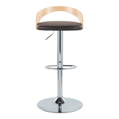 Majestic Office Furniture Adjustable Barstool - Set of 2