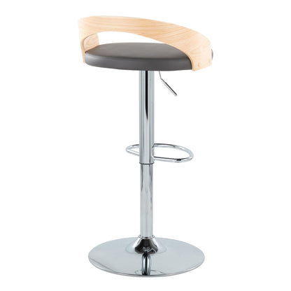 Majestic Office Furniture Adjustable Barstool - Set of 2