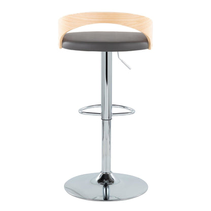 Majestic Office Furniture Adjustable Barstool - Set of 2