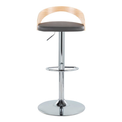 Majestic Office Furniture Adjustable Barstool - Set of 2
