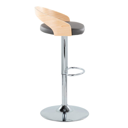 Majestic Office Furniture Adjustable Barstool - Set of 2