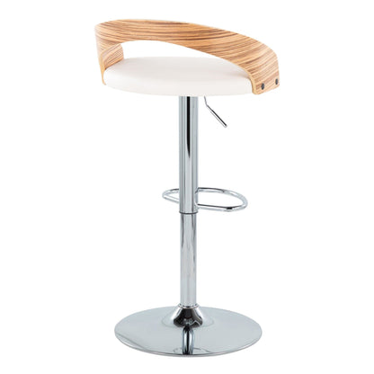 Majestic Office Furniture Adjustable Barstool - Set of 2