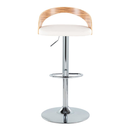 Majestic Office Furniture Adjustable Barstool - Set of 2
