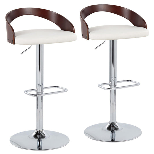 Majestic Office Furniture Adjustable Barstool - Set of 2