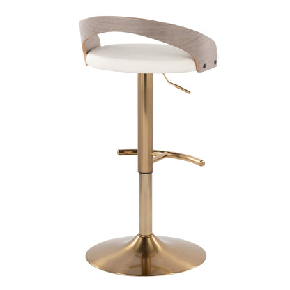 Majestic Office Furniture Adjustable Barstool - Set of 2
