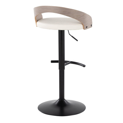 Majestic Office Furniture Adjustable Barstool - Set of 2