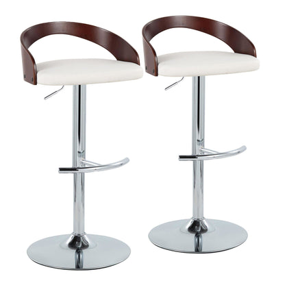 Majestic Office Furniture Adjustable Barstool - Set of 2
