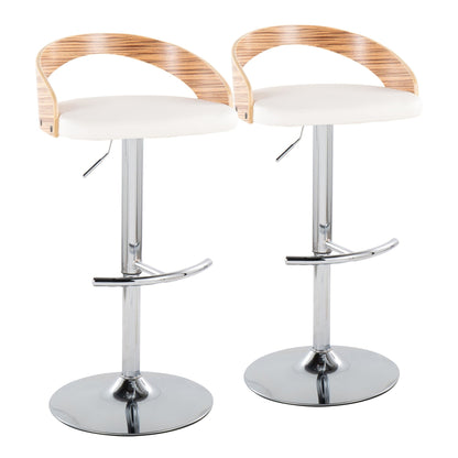 Majestic Office Furniture Adjustable Barstool - Set of 2