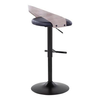 Majestic Office Furniture Adjustable Barstool - Set of 2
