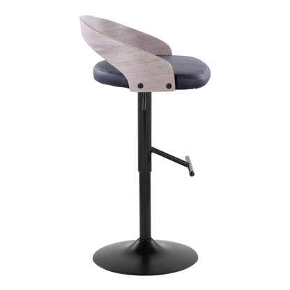 Majestic Office Furniture Adjustable Barstool - Set of 2