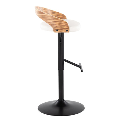 Majestic Office Furniture Adjustable Barstool - Set of 2