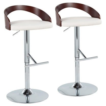 Majestic Office Furniture Adjustable Barstool - Set of 2