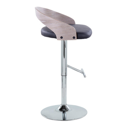 Majestic Office Furniture Adjustable Barstool - Set of 2