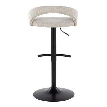 Majestic Office Furniture Upholstered Adjustable Barstool