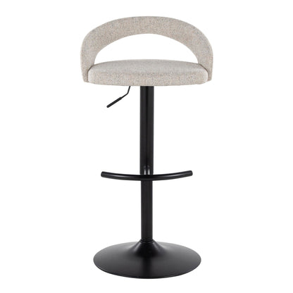 Majestic Office Furniture Upholstered Adjustable Barstool