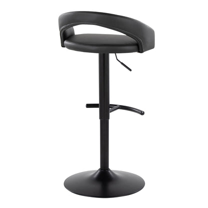 Majestic Office Furniture Upholstered Adjustable Barstool