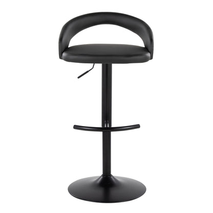 Majestic Office Furniture Upholstered Adjustable Barstool