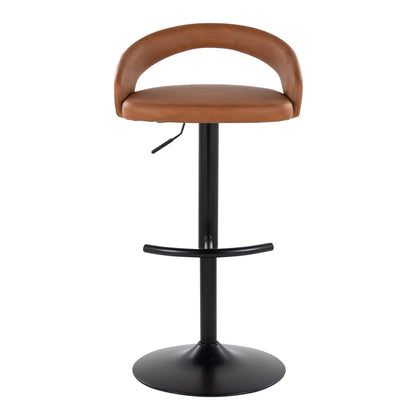 Majestic Office Furniture Upholstered Adjustable Barstool