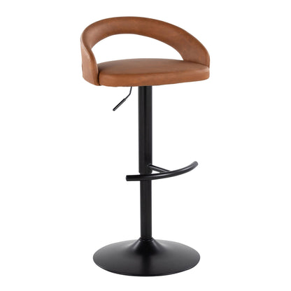 Majestic Office Furniture Upholstered Adjustable Barstool