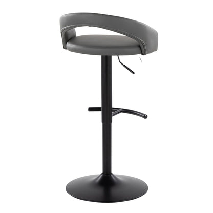 Majestic Office Furniture Upholstered Adjustable Barstool