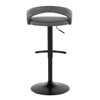 Majestic Office Furniture Upholstered Adjustable Barstool