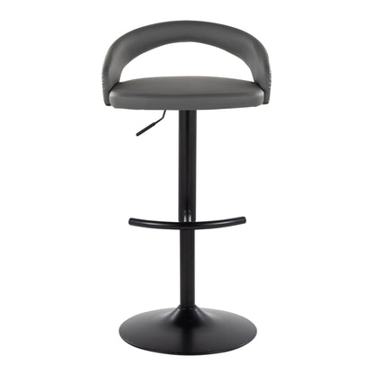 Majestic Office Furniture Upholstered Adjustable Barstool