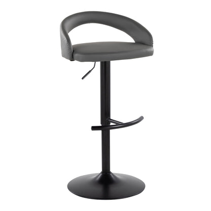 Majestic Office Furniture Upholstered Adjustable Barstool
