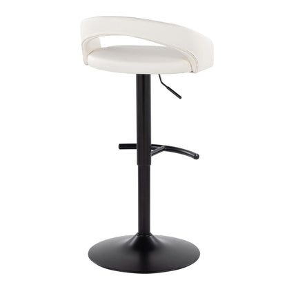 Majestic Office Furniture Upholstered Adjustable Barstool